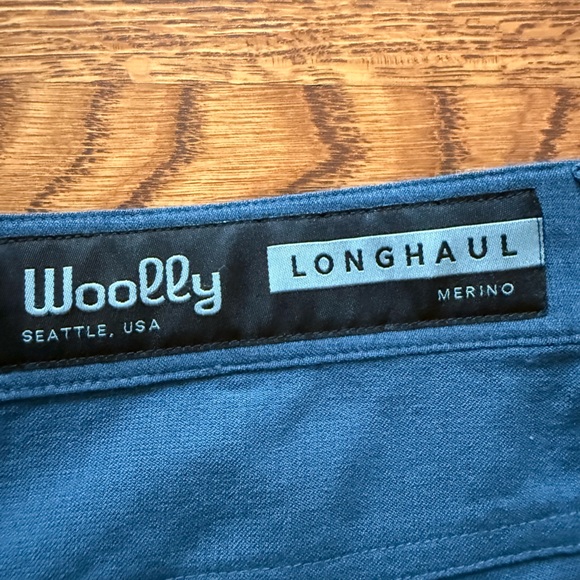 WOOLLY LONGHAUL Seattle Merino Wool Blend Pants Lightweight Warm Stretch 32 - Picture 6 of 6